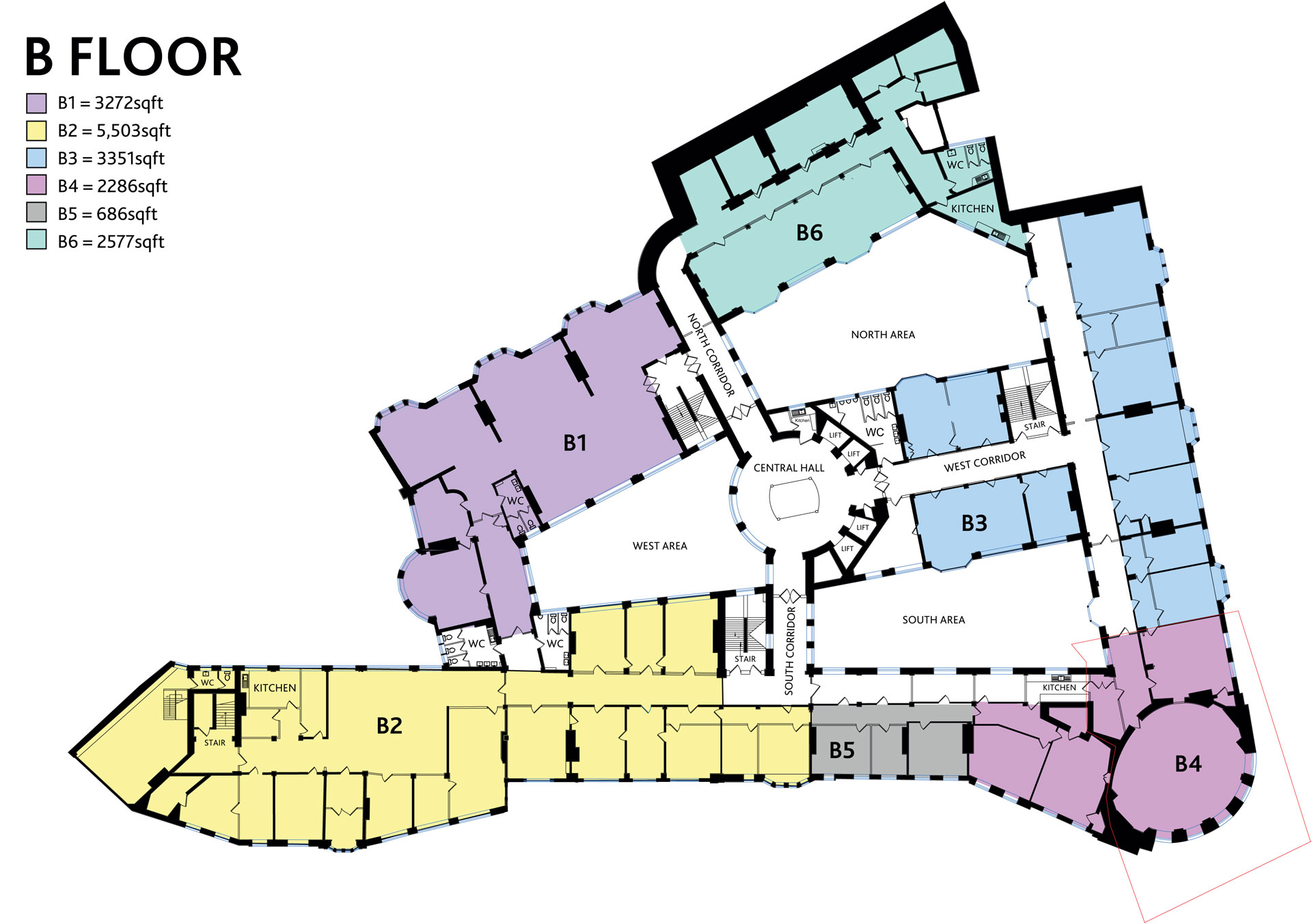 b floor